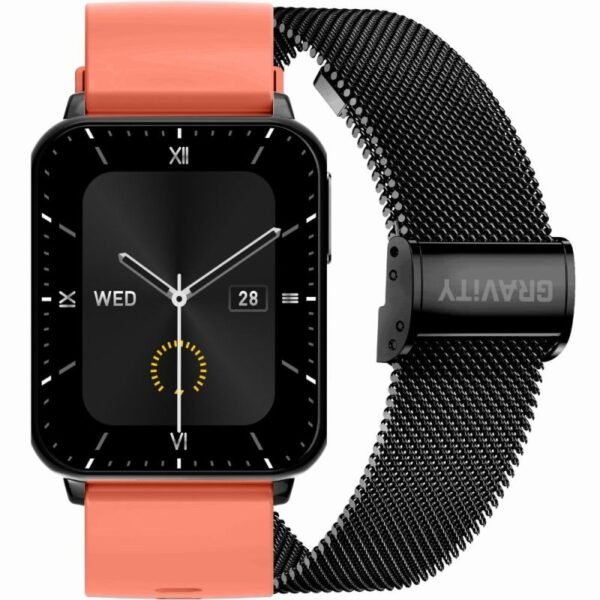 Gravity Smartwatch Red Black