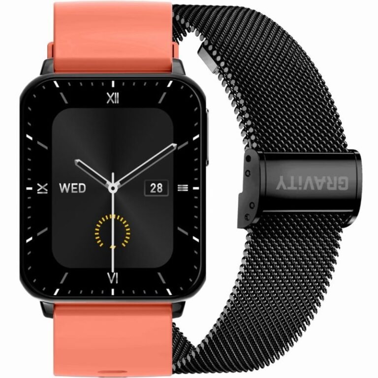Gravity Smartwatch Red Black