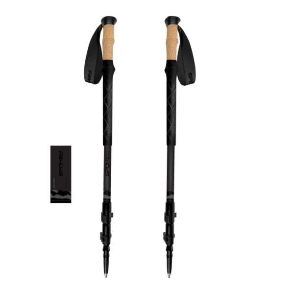 Spokey Zodiac trekking poles 105-135 cm three-segment SPK-944817