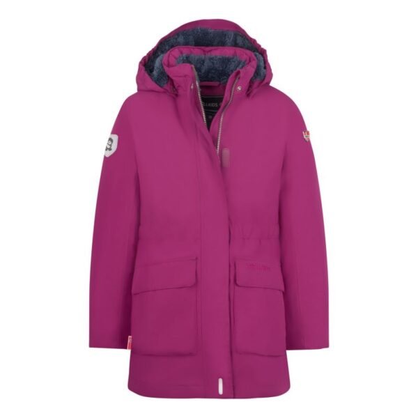 Trollkids Girls Alesund Coat Waterproof Pink Down Jacket (301-235)