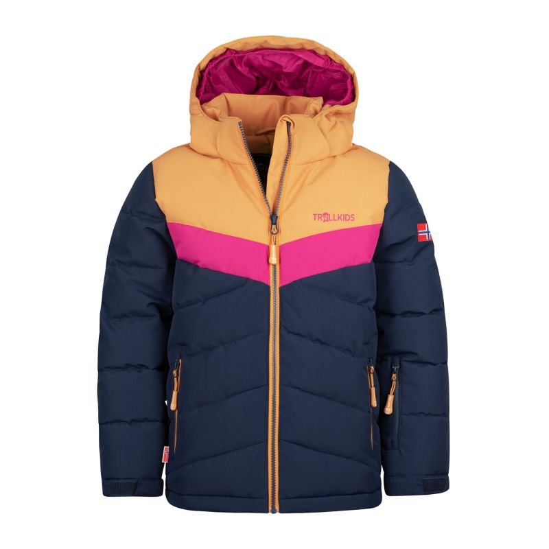lupin-wear-ca-trollkids-girls-gryllefjord-jacket-insulated-winter-jacket-with-hood-navy-blue-461-165-1334980 Trollkids Girls Gryllefjord Jacket insulated winter jacket with hood, navy blue (461-165) - Image 1