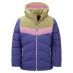 Trollkids Girls Gryllefjord Jacket winter insulated jacket with hood, purple (461-154)