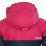Trollkids Girls Hallingdal Jacket with Hood, Navy/Pink (223-114) - Image 5