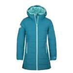 Trollkids Girls Stavanger Coat winter blue insulated hooded jacket (219-323)