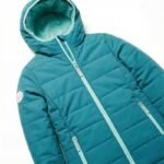 Trollkids Girls Stavanger Coat winter blue insulated hooded jacket (219-323) - Image 2
