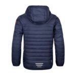 Trollkids Kids Eikefjord Jacket, navy/bright green, ultralight transitional jacket for boys/girls (463-100) - Image 2
