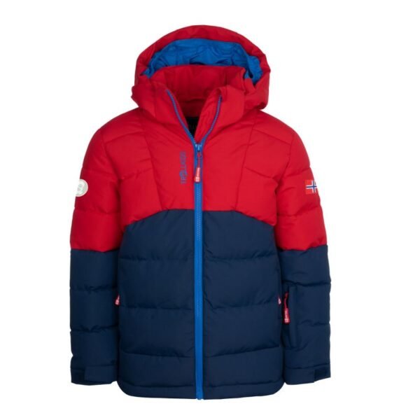 Trollkids Kids Gryllefjord childrens winter jacket with hood, insulated, waterproof (365-410)