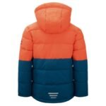 Trollkids Kids Gryllefjord Waterproof Winter Jacket Orange/Blue (365-428) - Image 2