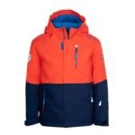 Trollkids Kids Hallingdal Jacket Outdoor Orange/Navy (226-705)
