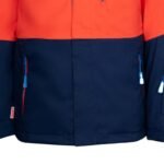 Trollkids Kids Hallingdal Jacket Outdoor Orange/Navy (226-705) - Image 4
