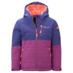 Trollkids Kids Hemsedal Snow Jacket XT insulated waterproof purple winter jacket (513-154)