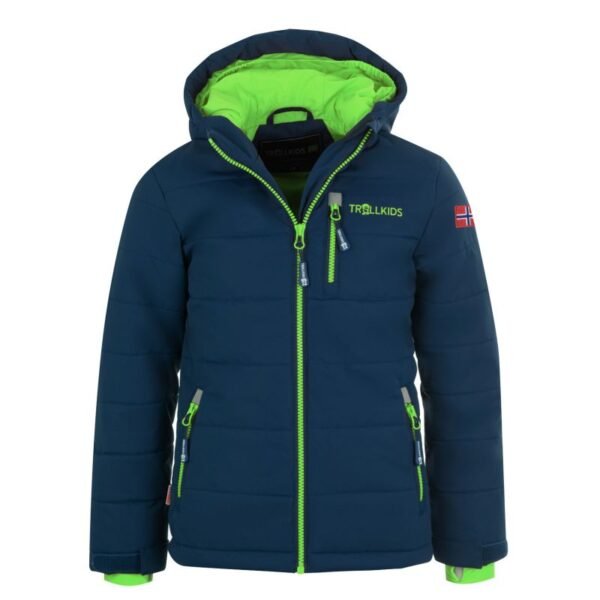 Trollkids Kids Hemsedal Snow Jacket XT navy with reflectors (513-100)