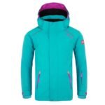 Trollkids Kids Holmenkollen Snow Jacket Pro with Hood, Turquoise (913-125)