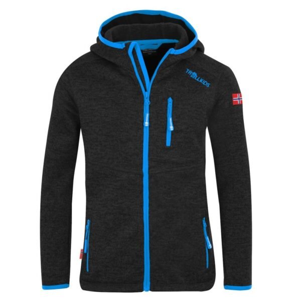Trollkids Kids Jondalen Jacket XT atlantic Jr 222-605 fleece jacket