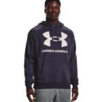 Under Armor Rival Fleece Big Logo HD sweatshirt M 1357093 558 - Image 3