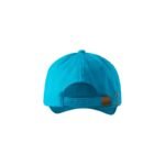 Unisex cap 5P (turquoise) - Image 3
