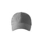 Unisex cap 6P (gray) - Image 2