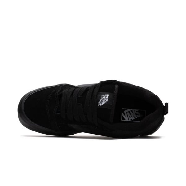 Vans Knu Skool Black Mens Shoes Suede Off The Wall Black (VN0009QCBKA)