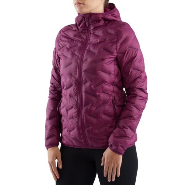 Viking Aspen Lady womens hooded down jacket, purple, insulated (750/23/8818/46)