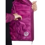 Viking Aspen Lady womens hooded down jacket, purple, insulated (750/23/8818/46) - Image 4