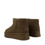 Womens leather shoes Solo Soprani Couture Hugh Platform olive SSW421P05 06 - Image 3