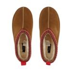 Womens leather shoes Solo Soprani Couture Sabot fur Hugh Platform light brown SSW421P22 51 - Image 4