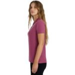 Womens polo shirt 4F F554 burgundy 4FWAW25TPTSF554 60S - Image 6