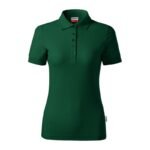 Womens Reserve Polo Shirt (Dark Green) - Image 2
