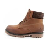 Wrangler Arch mens shoes Chelsea boots elegant ankle boots natural leather brown - Image 2