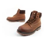 Wrangler Arch mens shoes Chelsea boots elegant ankle boots natural leather brown - Image 8