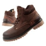 Wrangler Yuma mens boots, Chelsea boots, elegant leather, dark brown