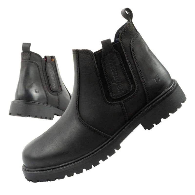 lupin-wear-ca-wrangler-yuma-men-s-shoes-chelsea-boots-elegant-leather-slip-on-boots-1719929 Wrangler Yuma mens shoes Chelsea boots elegant leather slip-on boots - Image 1