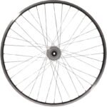 28 INCH FRONT WHEEL WITH SHIMANO HUB BLACK RIM - Image 2