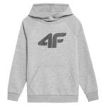 4F Jr sweatshirt 4FJSS23TSWSM220 cool light gray - Image 2