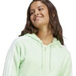 adidas 3 Stripes FL Full-Zip HD sweatshirt W IR6077 - Image 4