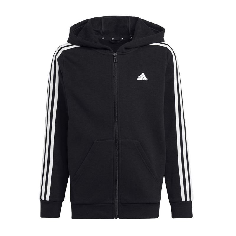 lupin-wear-ca-adidas-3-stripes-fl-full-zip-hoody-jr-hr6331-sweatshirt-937903 Adidas 3 Stripes FL Full-Zip Hoody Jr HR6331 sweatshirt - Image 1