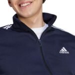 adidas Basic 3-Stripes Fleece M tracksuit IJ6064 - Image 7
