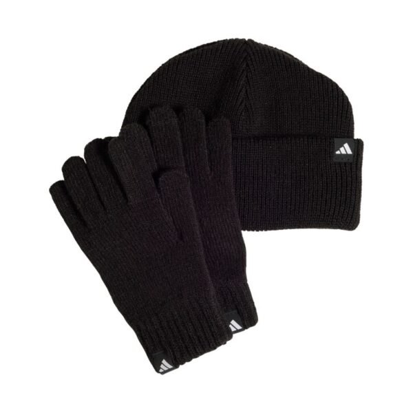 Adidas childrens set hat + gloves black JP2783