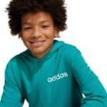 Adidas Essentials green kids tracksuit JN2427 - Image 8