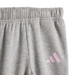 Adidas Essentials Pink and Gray Kids Tracksuit JY0303 - Image 7