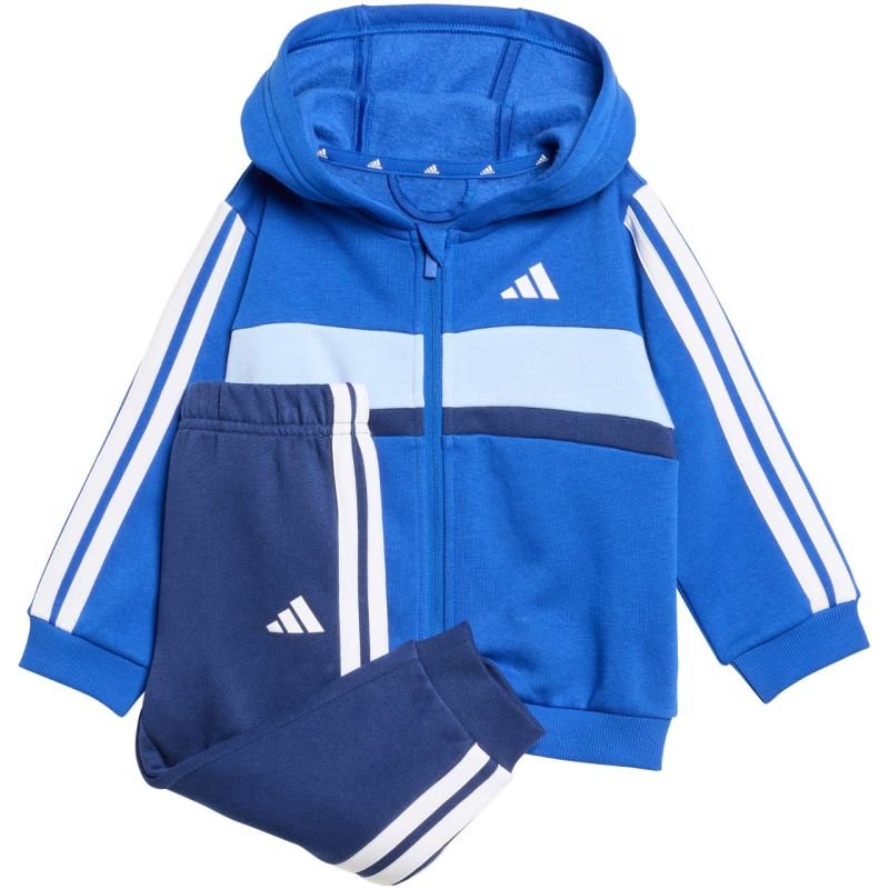 lupin-wear-ca-adidas-essentials-tiberio-3-stripes-fleece-tracksuit-for-kids-blue-kc6004-1821763 adidas Essentials Tiberio 3 Stripes Fleece Tracksuit for Kids Blue KC6004 - Image 1