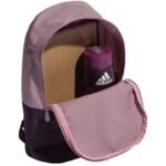 adidas Kids Classic Backpack Pink and Burgundy HN1616 - Image 4