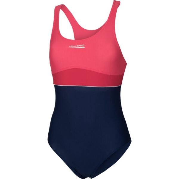 Aqua-Speed EMILY Junior Swimsuit Navy Blue and Pink