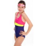 Aqua-speed Junior Emily Pink and Purple Swimsuit - Image 2