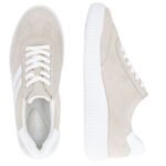 Rieker Beige Leather Sneakers 3