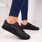 Big Star W DD274687 black eco-leather low-top sneakers - Image 2