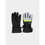 Boys ski gloves 4F Junior 4FJWAW24AFGLM129-21S