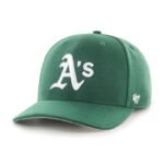 Brand `47 Oakland Athletics Dark Green Cold Zone Cap B-CLZOE18WBP-DGB