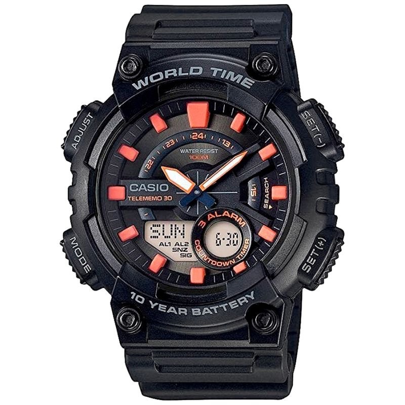 lupin-wear-ca-casio-gerton-aeq-110w-1a2vdf-men-s-watch-box-1830017 CASIO Gerton AEQ-110W-1A2VDF Mens Watch + BOX - Image 1