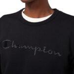 Champion Crewneck Sweatshirt Mens Black 220272 KK001 - Image 4